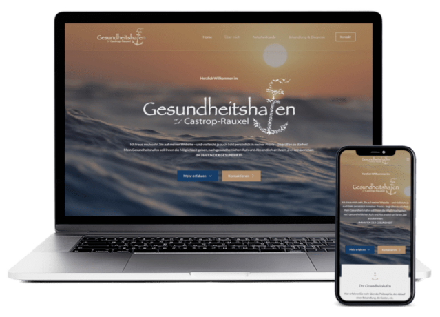 Gesundheitshafen Webdesign